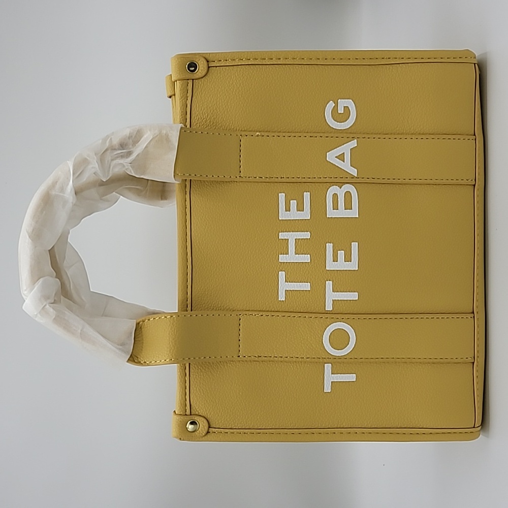 Unbranded THE TOTE BAG with crossbody strap - Yellow - Picture 2 of 11